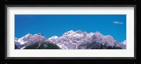 Mountain Range, Engadin Switzerland Fine Art Print