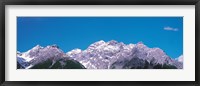 Mountain Range, Engadin Switzerland Fine Art Print