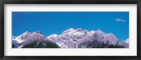 Mountain Range, Engadin Switzerland Fine Art Print