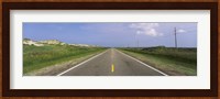 Road passing through a landscape, North Carolina Highway 12, Cape Hatteras National Seashore, Outer Banks, North Carolina, USA Fine Art Print