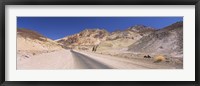 Road passing through mountains, Artist's Drive, Death Valley National Park, California, USA Fine Art Print