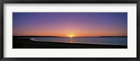 Sunset on beach Australia Fine Art Print