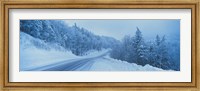Winter road NH USA Fine Art Print