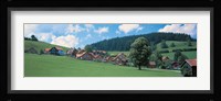 Mountainside Village, Appenzell Switzerland Fine Art Print