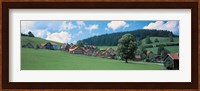 Mountainside Village, Appenzell Switzerland Fine Art Print