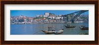 Ponte de Dom Luis I & Douro River Porto Portugal Fine Art Print