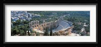Ode'on tu Herodu Att'ku the Acropolis Athens Greece Fine Art Print