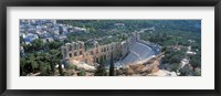 Ode'on tu Herodu Att'ku the Acropolis Athens Greece Fine Art Print