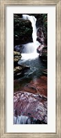 Close-up of a waterfall, Ricketts Glen State Park, Pennsylvania, USA Fine Art Print