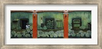 Close Up of Mural on a wall, Cancun, Yucatan, Mexico Fine Art Print
