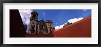 Low angle view of a church, La Valenciana Church, Guanajuato, Mexico Fine Art Print
