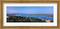High angle view from top of lighthouse, St. Augustine, Florida, USA Fine Art Print