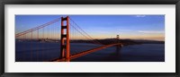Golden Gate Bridge with Blue Sky, San Francisco, California, USA Fine Art Print