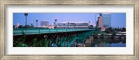 Bridge across river, Gay Street Bridge, Tennessee River, Knoxville, Knox County, Tennessee, USA Fine Art Print