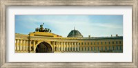 Low angle view of a building, General Staff Building, State Hermitage Museum, Palace Square, St. Petersburg, Russia Fine Art Print