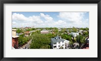 High angle view of buildings in a city, Wentworth Street, Charleston, South Carolina, USA Fine Art Print