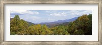 View from River Road, Great Smoky Mountains National Park, North Carolina, Tennessee, USA Fine Art Print