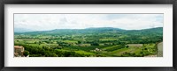 High angle view of a field, Lacoste, Vaucluse, Provence-Alpes-Cote d'Azur, France Fine Art Print