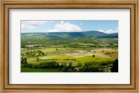 High angle view of a field, Sault, Vaucluse, Provence-Alpes-Cote d'Azur, France Fine Art Print