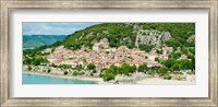 Village on the Lake of Sainte-Croix, France Fine Art Print