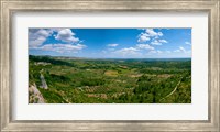 Valley with Olive Trees and Limestone Hills, Les Baux-de-Provence, Bouches-Du-Rhone, Provence-Alpes-Cote d'Azur, France Fine Art Print