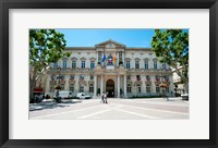 Facade of a building, Hotel de Ville, Place de l'Horloge, Avignon, Vaucluse, Provence-Alpes-Cote d'Azur, France Fine Art Print