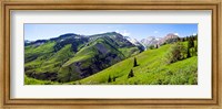 On Slate River Road looking at Mt Owen and Purple Mountain, Crested Butte, Gunnison County, Colorado, USA Fine Art Print