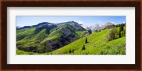 On Slate River Road looking at Mt Owen and Purple Mountain, Crested Butte, Gunnison County, Colorado, USA Fine Art Print