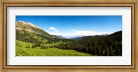 From Washington Gulch Road looking southeast towards, Crested Butte, Gunnison County, Colorado, USA Fine Art Print