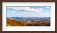 Clouds over a landscape, North Carolina, USA Fine Art Print