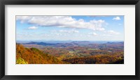 Clouds over a landscape, North Carolina, USA Fine Art Print