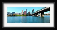 Willamette River, Portland, Multnomah County, Oregon Fine Art Print
