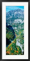 Verdon Gorge in autumn, Provence-Alpes-Cote d'Azur, France Fine Art Print