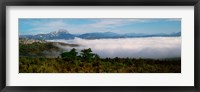 Morning fog on Verdon Gorge, Provence-Alpes-Cote d'Azur, France Fine Art Print