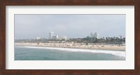Santa Monica Beach, Santa Monica, Los Angeles County, California, USA Fine Art Print