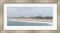 Santa Monica Beach, Santa Monica, Los Angeles County, California, USA Fine Art Print