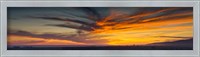 Clouds in the sky at dusk, Marina Del Rey, Santa Monica, Los Angeles, California, USA Fine Art Print