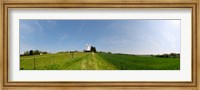 Windmill in a farm, Woodchurch, Kent, England Fine Art Print