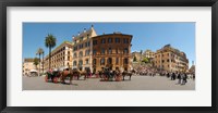 Tourists at Spanish Steps, Piazza Di Spagna, Rome, Lazio, Italy Fine Art Print