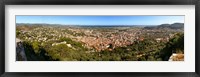 High angle view of a town, Hyeres-les-palmiers, Cote D'Azur, Provence-Alpes-Cote D'Azur, France Fine Art Print