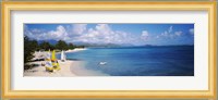 High angle view of the beach, Kailua Beach, Oahu, Hawaii, USA Fine Art Print