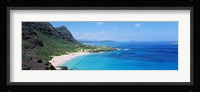 High angle view of a coast, Makapuu, Oahu, Hawaii, USA Fine Art Print