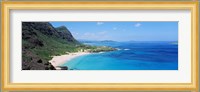 High angle view of a coast, Makapuu, Oahu, Hawaii, USA Fine Art Print