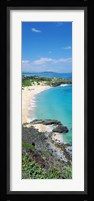 High angle view of a beach, Makapuu, Oahu, Hawaii, USA Fine Art Print