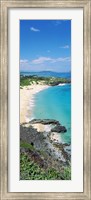 High angle view of a beach, Makapuu, Oahu, Hawaii, USA Fine Art Print