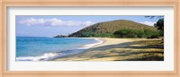 Surf on the beach, Big Beach, Makena, Maui, Hawaii, USA Fine Art Print