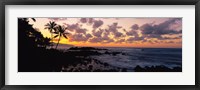 Sunset North Shore, Oahu, Hawaii Fine Art Print