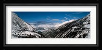 Snowcapped mountains and Forests, Switzerland Fine Art Print