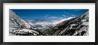 Snowcapped mountains and Forests, Switzerland Fine Art Print