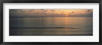 Sunset View from Asdu Resort, Maldives Fine Art Print